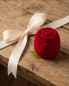 Preview: Romantische Rosen-Ringbox | Etui für Verlobung & Hochzeit