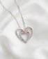 Preview: Herz Kette 925 Silber unendlich