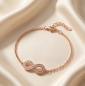 Preview: Unendlich Armband Rosé Gold