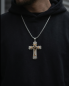 Preview: Anhänger Doppeltes Kreuz Silber & Gold