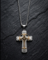 Preview: Anhänger Doppeltes Kreuz Silber & Gold