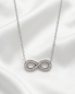 Preview: collier-unendlichkeit-edelstahl-silber-infinity-kette