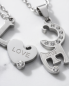 Preview: Partnerkette LOVE Silber-Edition | 316L Edelstahl