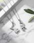 Preview: Partnerkette LOVE Silber-Edition | 316L Edelstahl
