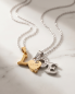 Preview: Partnerkette LOVE Gold-Silber | 316L Edelstahl