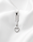 Preview: Partnerkette Herz & Pfeil Silber | Edelstahl