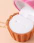 Preview: Cupcake Ringbox aus Samt Rosa