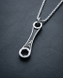 Preview: Maulschlüssel Anhänger Edelstahl 316L mit Kette.