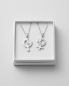 Preview: Mars & Venus Partnerketten Edelstahl Silber