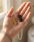 Preview: Partnerkette Puzzle Gold Schwarz „I love you“