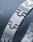 Preview: Herren Edelstahl-Gliederarmband Hochglanz