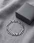 Preview: Panzerarmband Edelstahl massiv