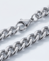Preview: Panzerarmband Edelstahl massiv