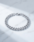 Preview: Panzerarmband Edelstahl massiv