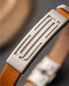 Preview: Herren Kunstleder-Armband Braun & Edelstahl
