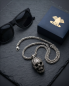 Preview: Edelstahl Königskette "Totenkopf Ornament" Anhänger