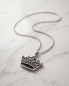 Preview: Edelstahl Damen-Halskette "Tiara" mit filigranem Kronen-Anhänger