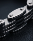 Preview: Edelstahl-Armband "Big Industrie" mit PVC-Gliedern