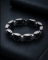 Preview: Edelstahl-Armband "Big Industrie" mit PVC-Gliedern