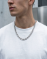Preview: Edelstahl Herren Panzerkette "Ares" Silber