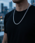 Preview: Edelstahl Herren Massive Königskette "Titan" Silber