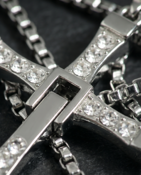 Preview: Kreuz Anhänger 925 Sterling Silber
