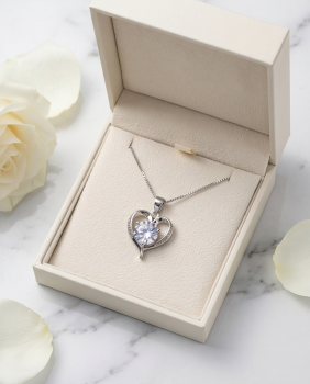 Preview: Anhänger Edles Herz 925 Sterling Silber