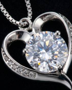 Preview: Anhänger Edles Herz 925 Sterling Silber