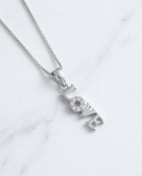 Anhänger „LOVE“ aus 925 Sterling Silber