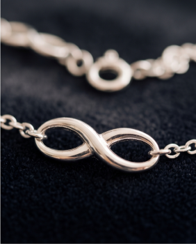Preview: Unendlichkeit Armband 925
