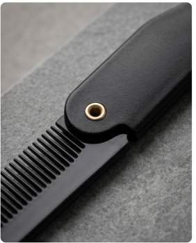Klappkamm "Black Blade" Antistatisch 17cm