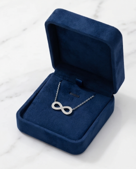 Preview: collier-unendlichkeit-edelstahl-silber-infinity-kette