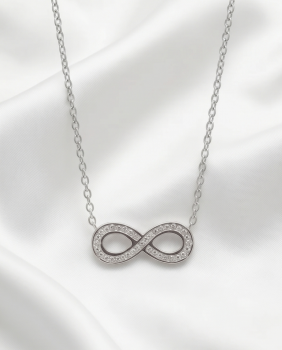 Collier "Unendlichkeit" aus Edelstahl