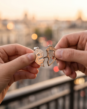 Preview: Juwelier-Edition „Key to my Heart“ – Partner-Halsketten