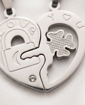 Preview: Juwelier-Edition „Key to my Heart“ – Partner-Halsketten