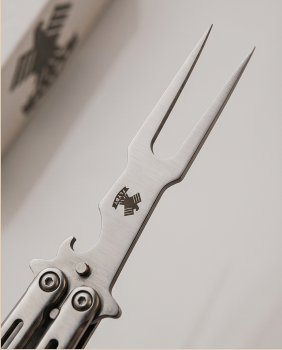 Preview: Flyby Grillzange Silber