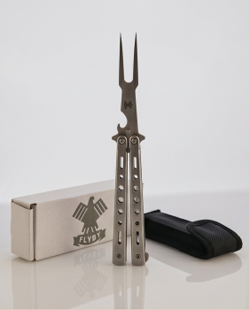 Preview: Flyby Grillzange Silber