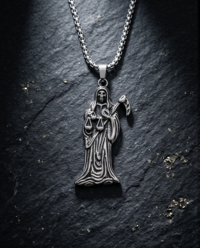 Edelstahl Kette Sensenmann "Grim Reaper"