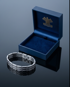 Preview: Edelstahl Herren-Armband 