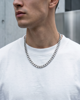 Preview: Edelstahl Herren Panzerkette 