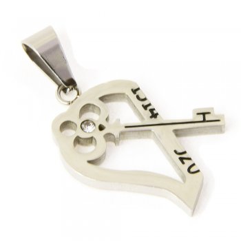 Herz Kette Gold Silber