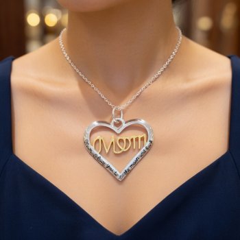 Preview: Anhänger Herz Love MOM