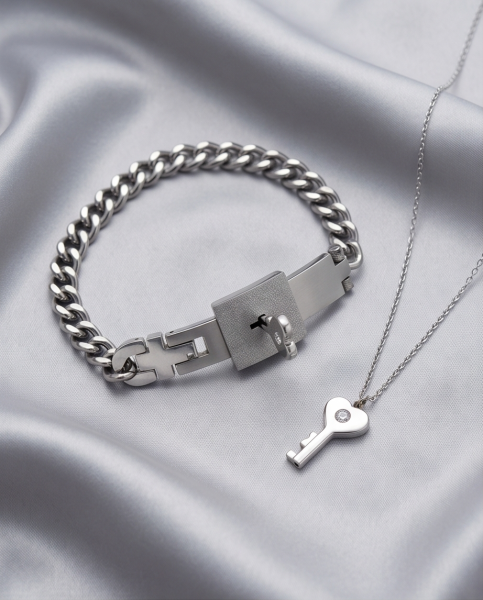 Partner Set Armband mit Schlüssel