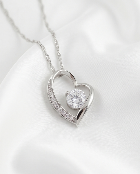 Herz Kette  925 Silber
