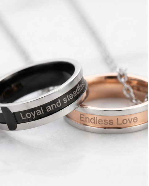 Partnerketten Set „Eternal Bond“
