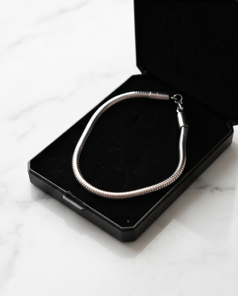 Edelstahl Damen-Armband 18 cm inkl. Etui