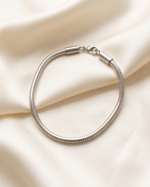 Edelstahl Damen-Armband 18 cm inkl. Etui