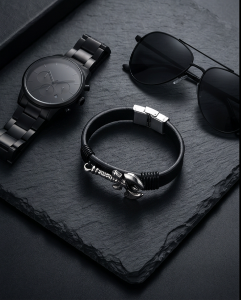 Herren Leder-Armband "Ragnar" mit Wikinger-Axt