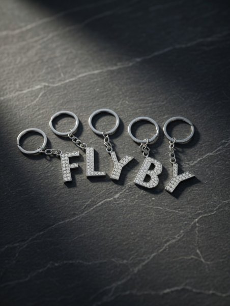 Schlüsselanhänger Buchstaben Flyby